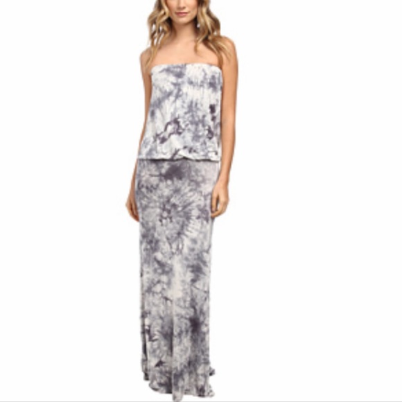 long tie dye maxi dress